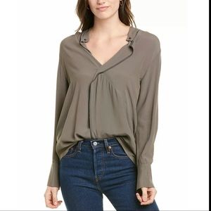 Les Copains Silk-Blend Top, Never worn, NWOT!